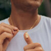Sleek Bar Necklace with Custom Engravings - Ideal