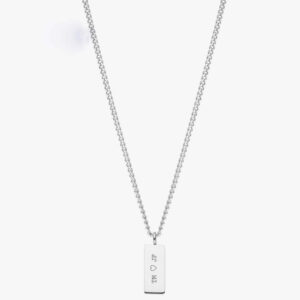Sleek Bar Necklace with Custom Engravings - Ideal