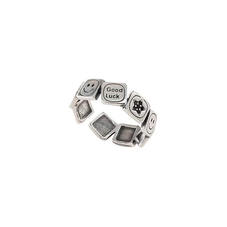Smile Bring Good Luck Ring