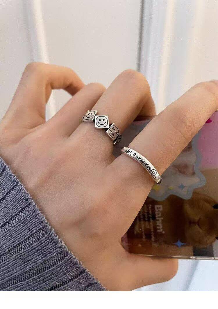 Smile Bring Good Luck Ring