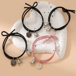 Magnetic BFF Bracelets with Spider Charms