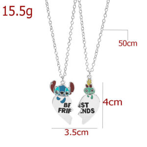 Stitch and Scrump Best Friends Necklace