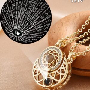 Necklace That Says I Love You 100 Languages