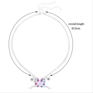 Tail Movable Cute Cat Magnet BFF Necklace