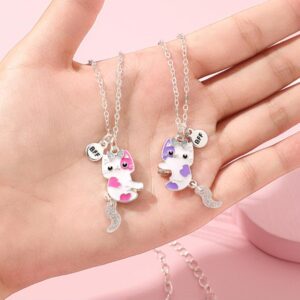 Tail Movable Cute Cat Magnet BFF Necklace