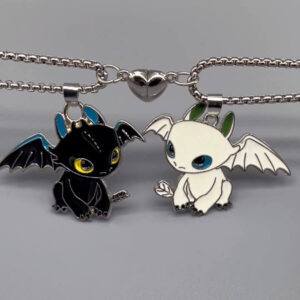 HTTYD Toothless & Light Fury Friendship Necklace S