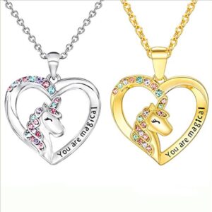 Unicorn Necklace Set