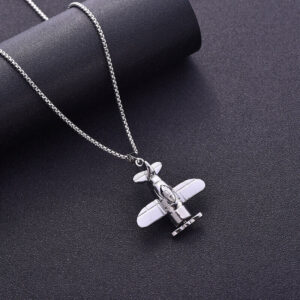 Vintage Airplane Necklace