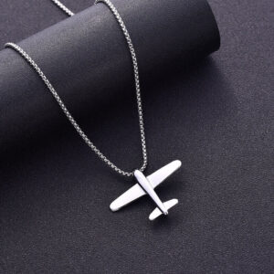 Vintage Airplane Necklace