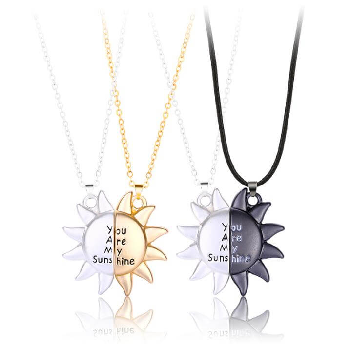 You Are My Sunshine Magnetic Necklace for Best Fri