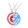 The Avenger Captain Necklaces Set