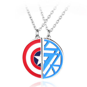 The Avenger Captain Necklaces Set
