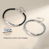 Personalized Engraved Color Changing Couple Bracel