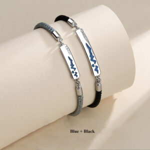 Personalized Engraved Color Changing Couple Bracel