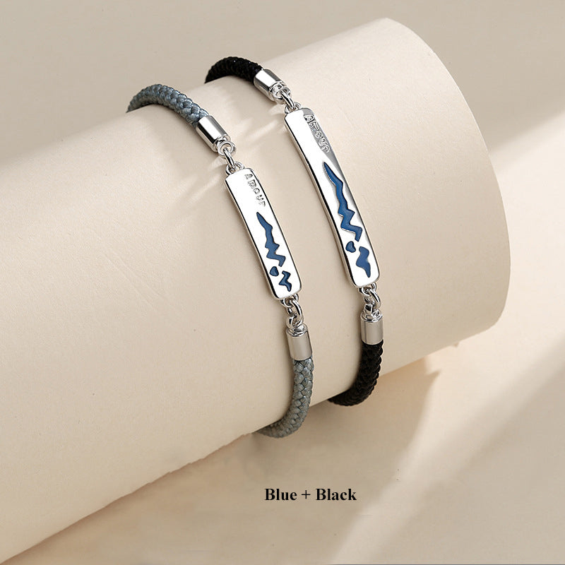 Personalized Engraved Color Changing Couple Bracel
