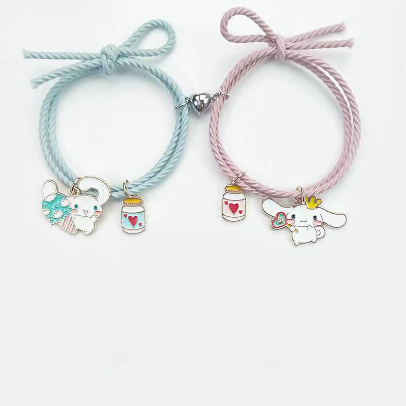 2-4 Best Friends Cute Magnetic Friendship Bracelet