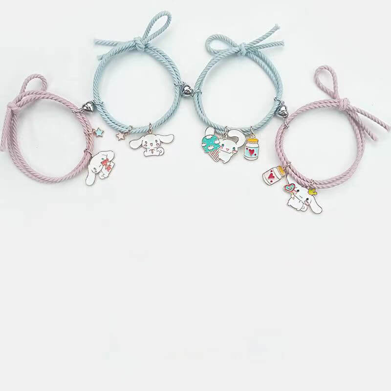 2-4 Best Friends Cute Magnetic Friendship Bracelet