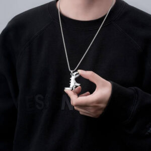 Dinosaur necklace for BFF and Couple