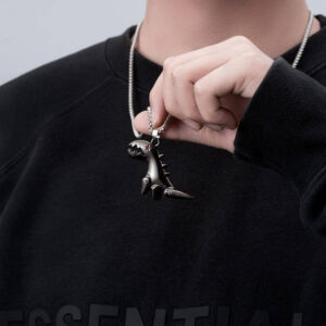 Dinosaur necklace for BFF and Couple