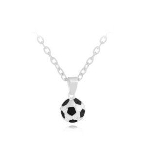 Football Pendant Necklace 2pcs