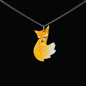Fox and Wolf Necklace