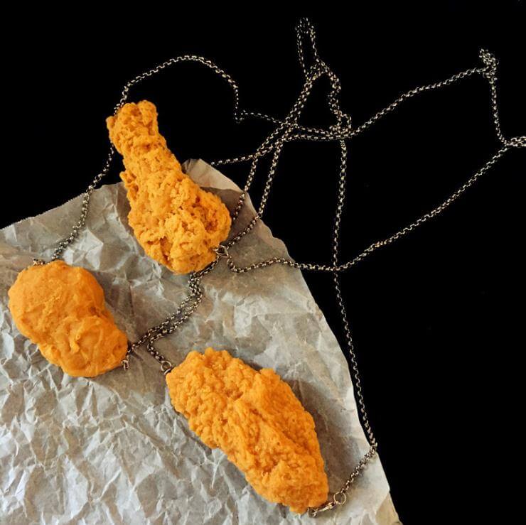 Fried Chicken Necklace