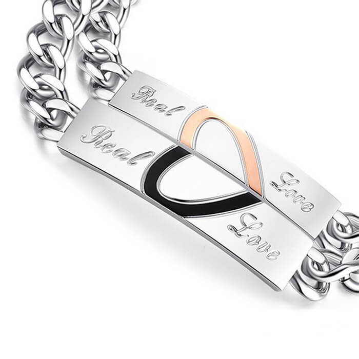 Half Heart Matching Bracelets for Boyfriend and Gi