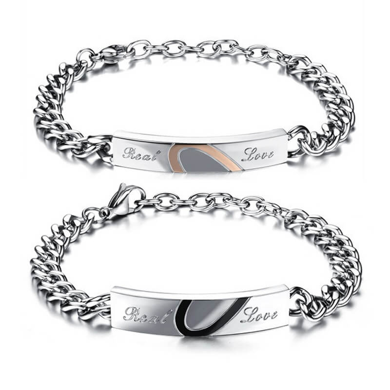 Half Heart Matching Bracelets for Boyfriend and Gi