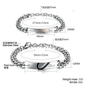 Half Heart Matching Bracelets for Boyfriend and Gi