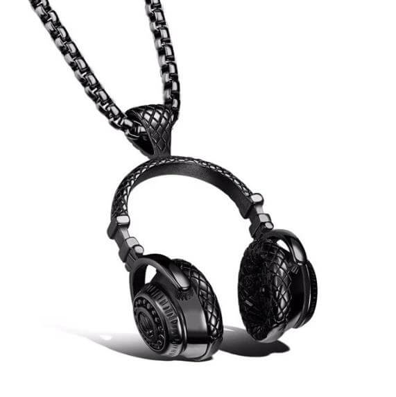 Headphone Pendant Necklace