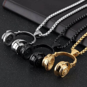 Headphone Pendant Necklace