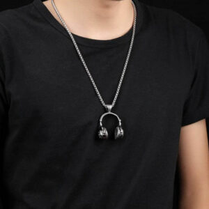 Headphone Pendant Necklace
