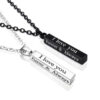 I Love You Forever & Always Couple Necklaces