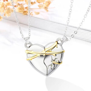 Magnetic Heart Necklace for Couples