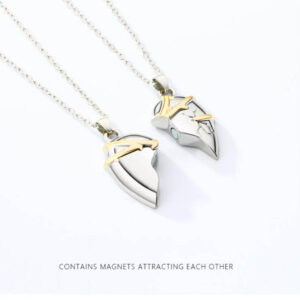 Magnetic Heart Necklace for Couples