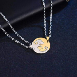 Dog Pendant Friendship Necklace