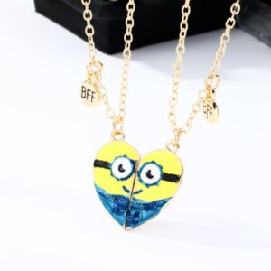 Minion best friend necklace