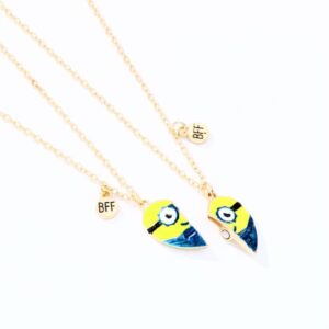 Minion best friend necklace