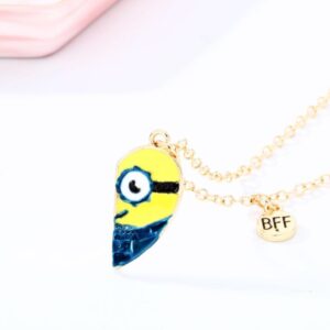Minion best friend necklace