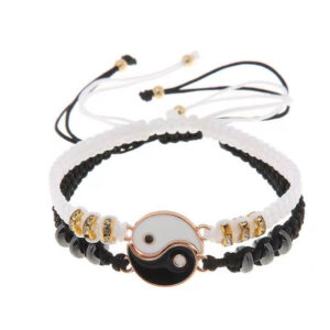 Yin Yang Matching Bracelets