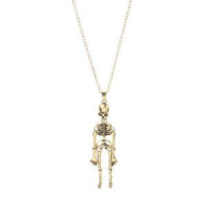 Together Until Death Skeleton BFF Necklace