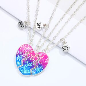 3 Person BFF Necklaces