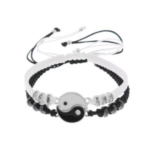 Yin Yang Matching Bracelets