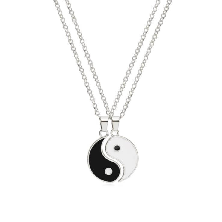 Yin Yang Necklace & Bracelet Set