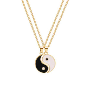 Yin Yang Necklace & Bracelet Set
