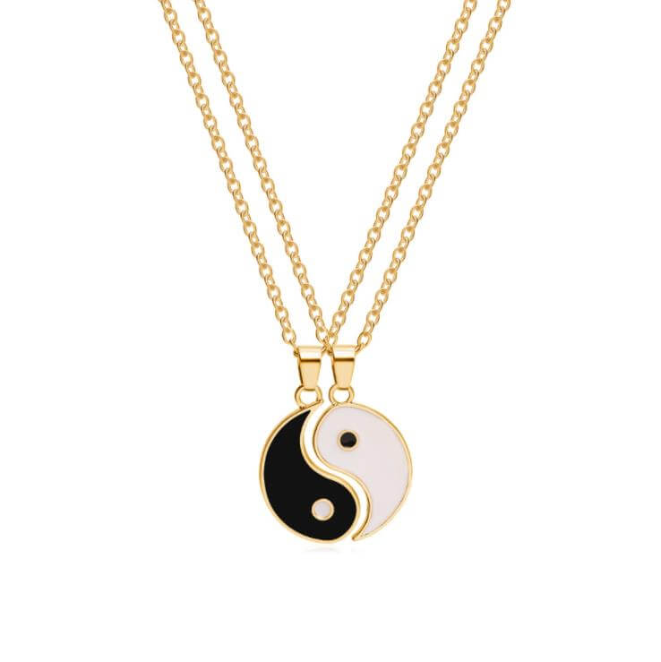 Yin Yang Necklace & Bracelet Set