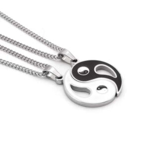 Yin Yang Necklace & Bracelet Set